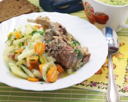 Баранина с картофелем